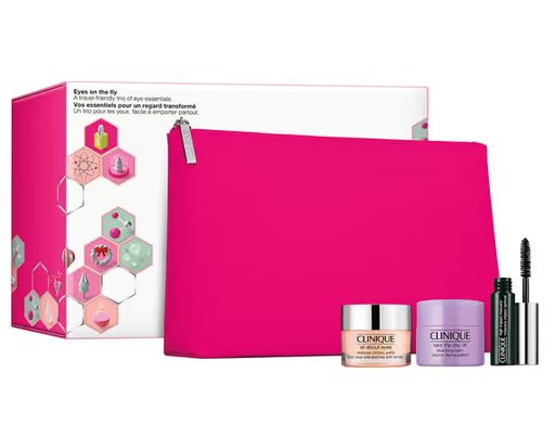 CLINIQUE ALL ABOUT EYES VALUE SET+BAG
