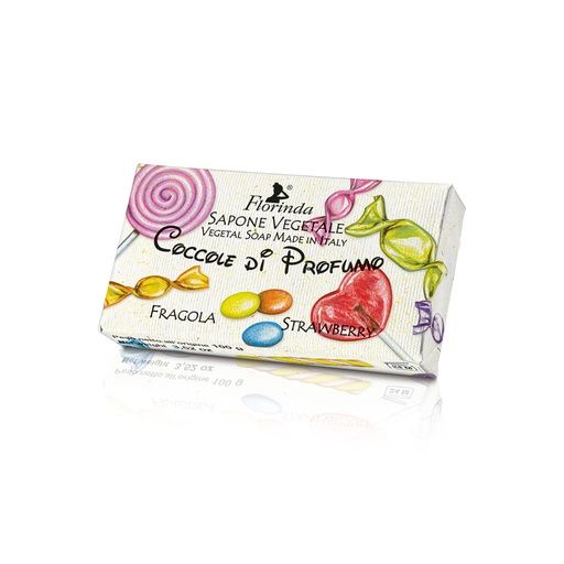 FLORINDA VEGETAL SOAP 100G STRAWBERRY(BABY COLLECTION)