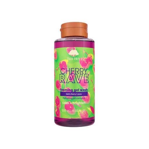 TREE HUT CHERRY RAVE FOAMING GEL WASH 532ML