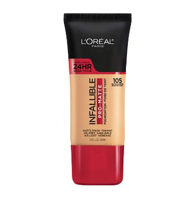 LOREAL INFALLIBLE PRO-MATTE FOUNDATION #105