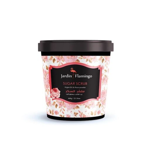 FLAMINGO SUGAR SCRUB ARGAN OIL AND ROSE 600G