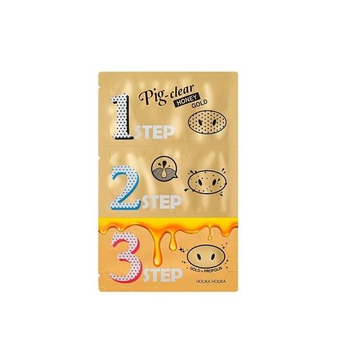 HOLIKA HOLIKA PIG-CLEAER HONEY GOLD 3STEP