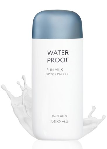 MISSHA WATERPROOF SUN MILK SPF50+PA+++