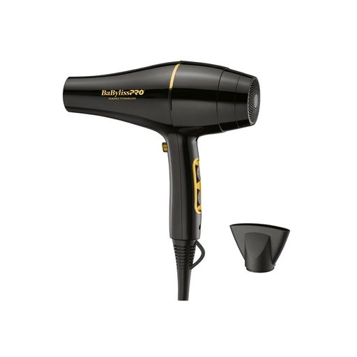 BABYLISSPRO NANOTITANIU GOLD BLACK SECADOR