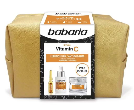 PACK ESPECIAL BABARIA VITAMINA C 3PCS + NECESER