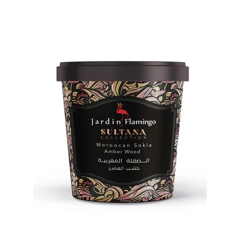 FLAMINGO SUGAR SCRUB SULTANA AMBER WOOD 600G