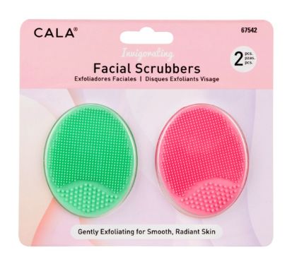 CALA FACIAL SCRUBBERS 2PCS