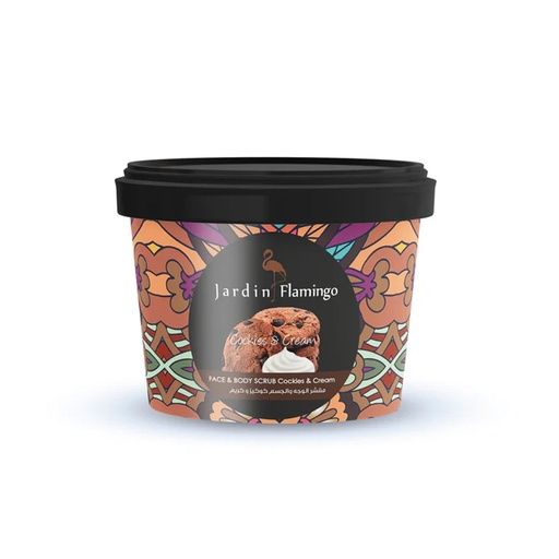 FLAMINGO FACE AND BODY SCRUB COOKIES AND CREAM 400G