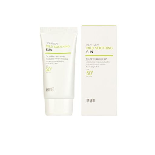 TENZERO HEARTLEAF MILD SOOTHING SUN SPF50+ 50G