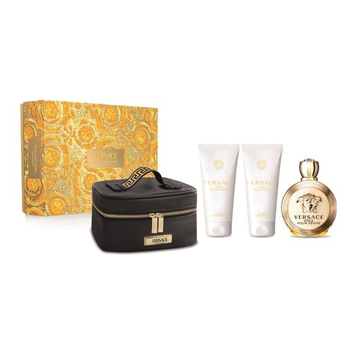 VERSACE EROS FEMME SET EDT 100ML  SG 100ML + BL  100ML + GWP