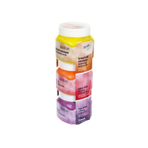 THE SPATHECARY 3 PACK EXFOLIATING SCRUB