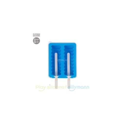 SILLYMANN SILICONE ICE POP MOULD - BLUE