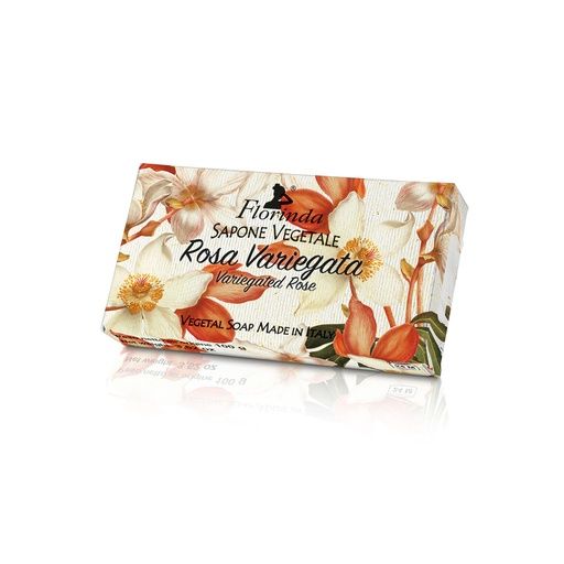 FLORINDA VEGETAL SOAP 100G VARIEGATED ROSSE
