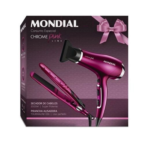 MONDIAL CONJUNTO ESPECIAL CHROME PINK LINE - KT-88