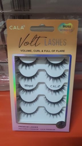 CALA VOLT LASHES 5 PARES #35202 WINGED