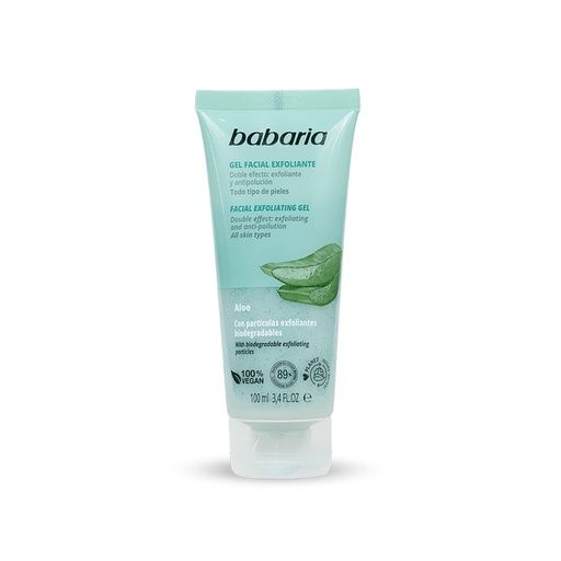 BABARIA GEL FACIAL EXFOLIANTE ALOE 100ML