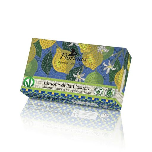 FLORINDA VEGETAL SOAP 100G COASTAL LEMON MOSAIC