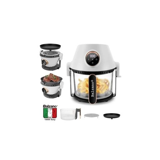 BALZANO AIR FRYER &amp; GRILL 2EN1 3L AF-3L01