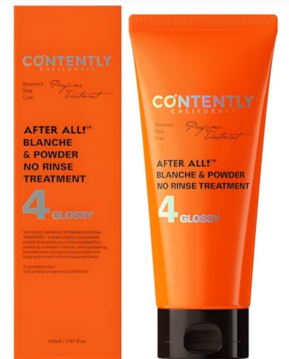 CONTENTLY CALIFORNIA AFTER ALL BLANCHE &amp; POWDER NO RINSE TREATMENT 4 GLOSSY 150ML