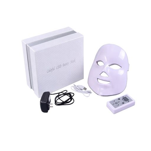 COLORFUL LED BEAUTY MASK - CAJA GRIS