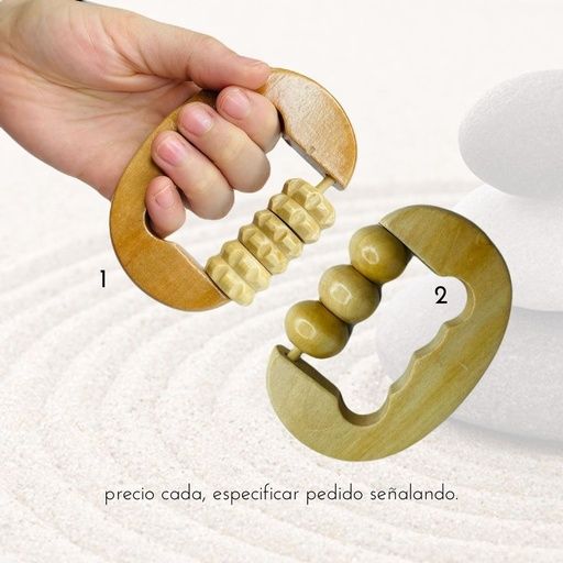 RODILLO PEQUEÑO DE MADERA PARA MASAJE