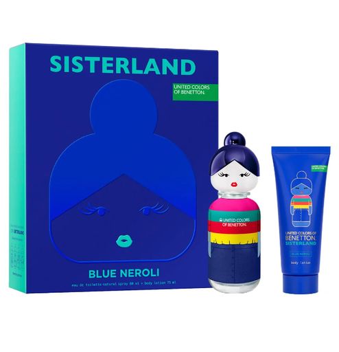 BENETTON SISTERLAND BLUE NEROLI EDT80ML+BL75ML