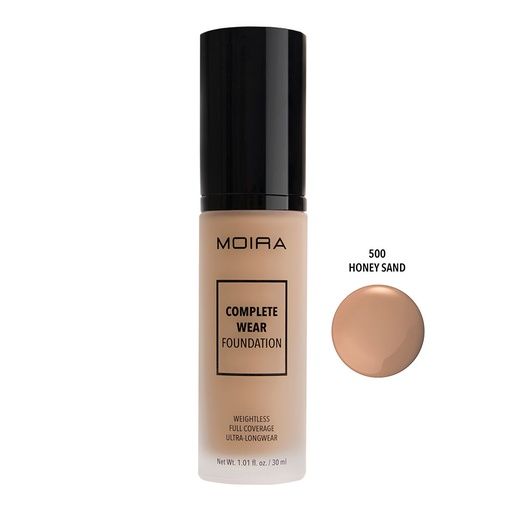 MOIRA COMPLETE WEAR FOUNDATION #500 HONEY SAND - CWF500