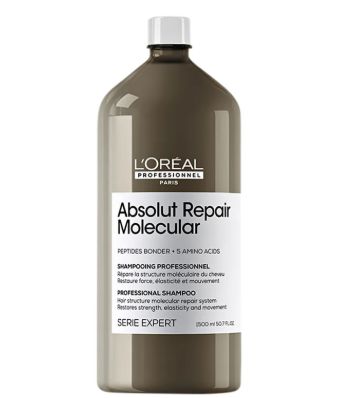 LOREAL ABSOLUT REPAIR MOLECULAR SHAMPOO PROFESSIONAL 1LT