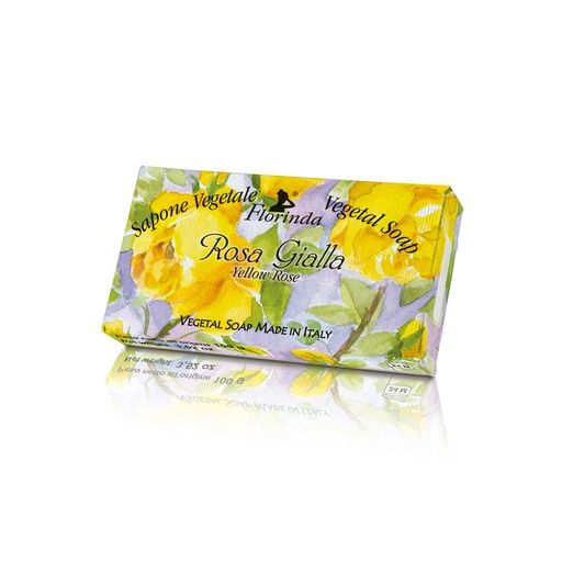 FLORINDA VEGETAL SOAP 100G YELLOW ROSE