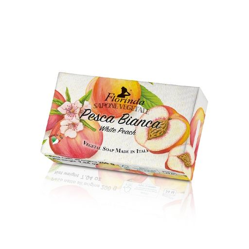 FLORINDA VEGETAL SOAP 100G WHITE PEACH