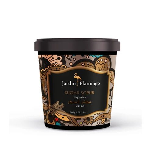 FLAMINGO SUGAR SCRUB LIQUORICE 600G