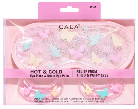 CALA HOT &amp; COLD EYE MASK &amp; UNDER EYE PADS  BUTTERFLY