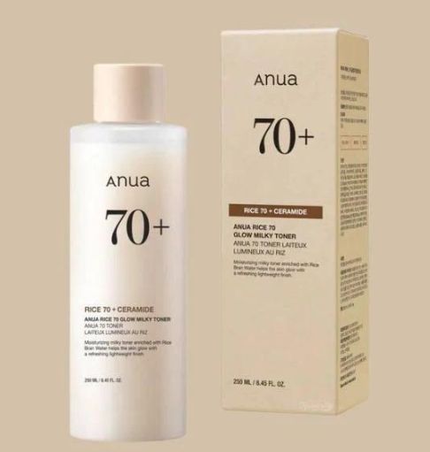 ANUA RICE 70 + CERAMIDE MILKY TONER 250ML