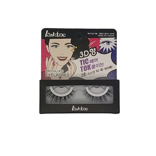 LASHTOC PRO GLUED EYELASHES #3D