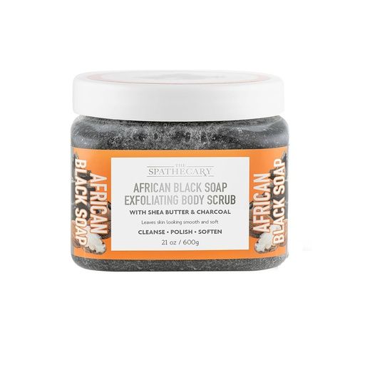 THE SPATHECARY AFRICAN BLACK SOAP EXFOLIATING BODY