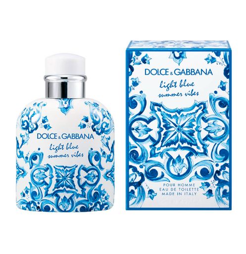 DOLCE &amp; GABBANA LIGHT BLUE SUMMER VIBES POUR HOMME EDT 125ML