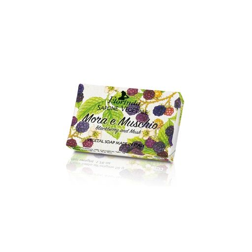 FLORINDA VEGETAL SOAP 100G BLACKBERRY AND MUSK
