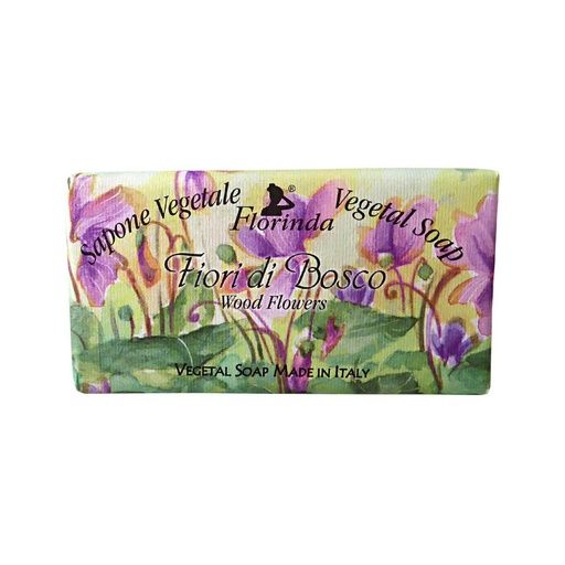 FLORINDA VEGETAL SOAP 100G WOOD FLOWERS