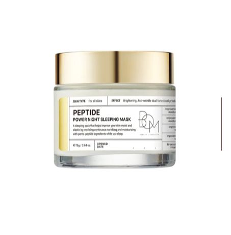 BOM PEPTIDE POWER NIGHT SLEEPING MASK 75G
