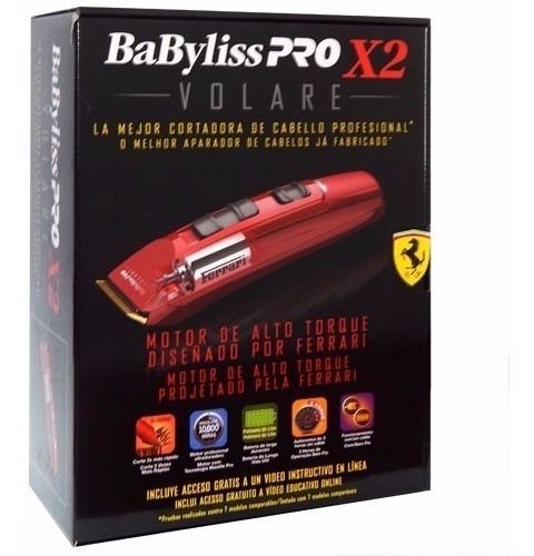 BABYLISS PRO X2 CONTADOR CLIPER FFERRARI
