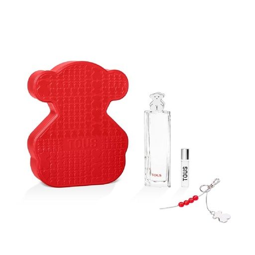 TOUS EDT 90ML + EDT 10ML + LLAVERO