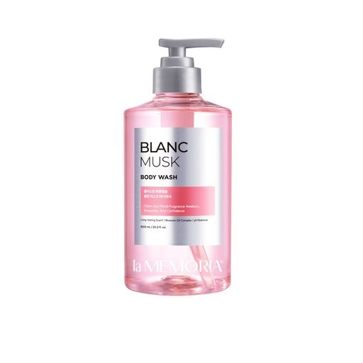 LA MEMORIA BLANC MUSK BODY WASH 600ML