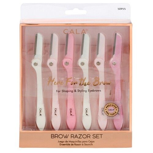 509550 CALA BROW RAZOR SET 6PCS #50955