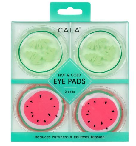 CALA HOT&amp;COLD EYE PADS 2 PAIRS - CUCUMBER/WATERMELON