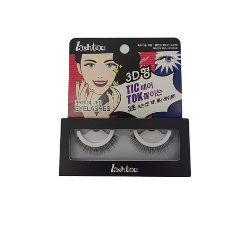 LASHTOC PRO GLUED EYELASHES #3D