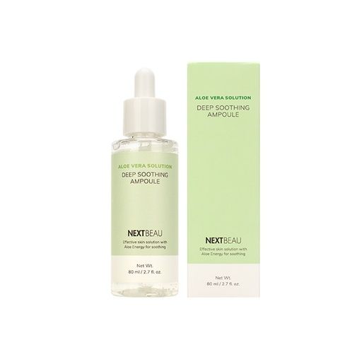 NEXTBEAU ALOE VERA SOLUTION DEEP SOOTHING AMPOULE 80ML