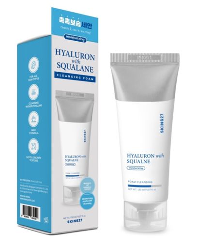 SKIN627 HYALURON WITH SQUALANE CLEANSING FOAM 150ML
