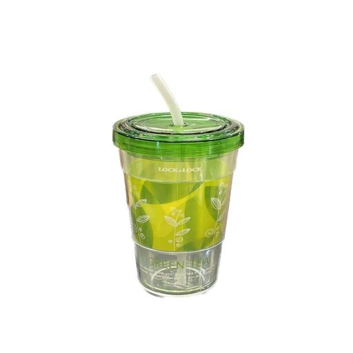 HAP510G STRAW MUG CUP 470ML/GREEN LOCK&amp;LOCK