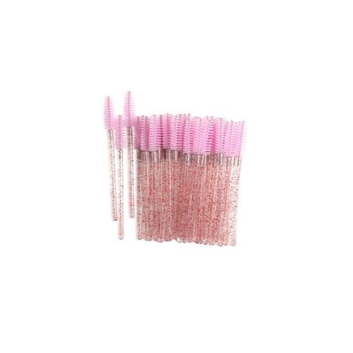 MINI CEPILLO DESCARTABLE  - ROSA GLITTER
