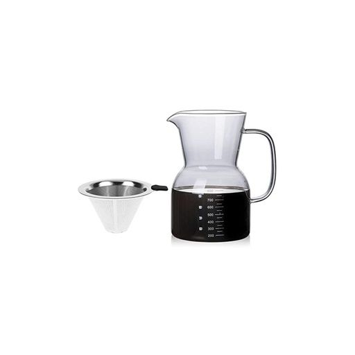 JARRA BOROSILICATO CON FILTRO 800ML